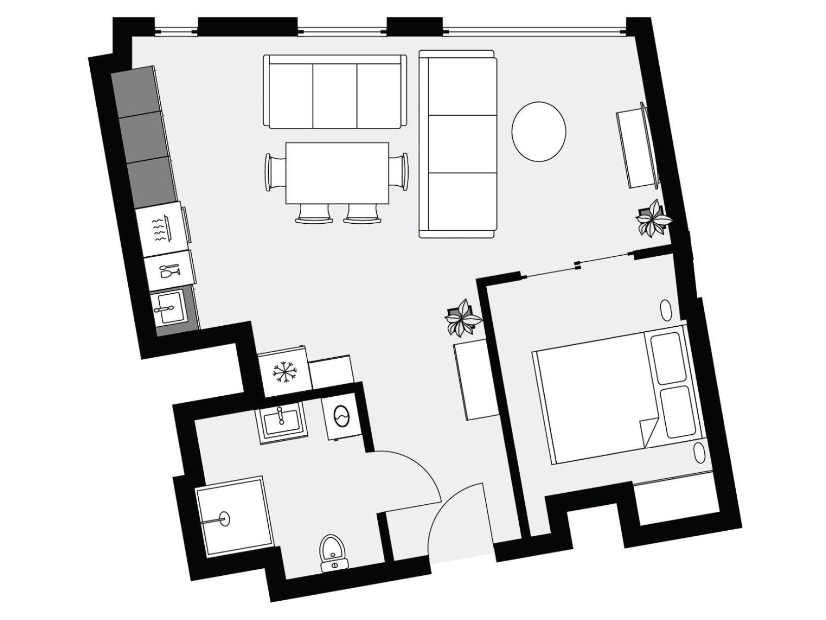 Apartment Urban Premium, Sokolska 30 Towers No 3, Free Parking, Gym & Sauna, Self Check-in *